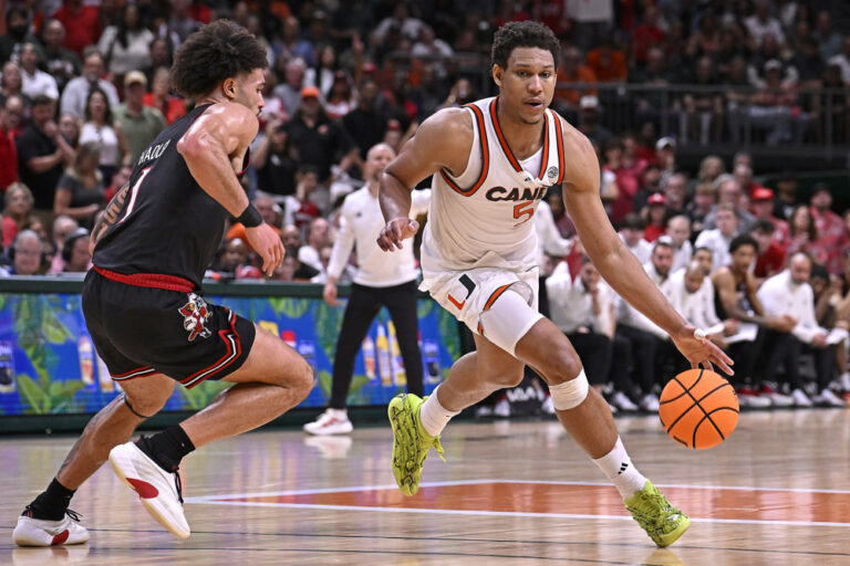 2026 March Madness - Miami Hurricanes forward Malik Reneau