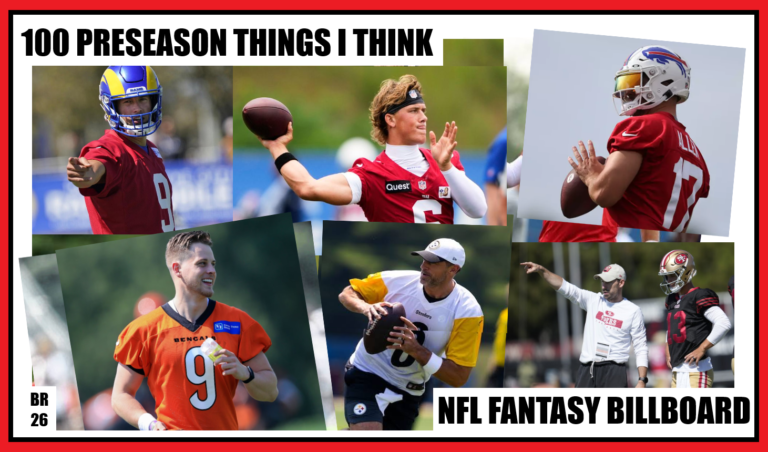 NFL Preseason Fantasy Football