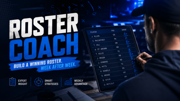 NFL Roster Coach | 8/11 (7 PM EST)